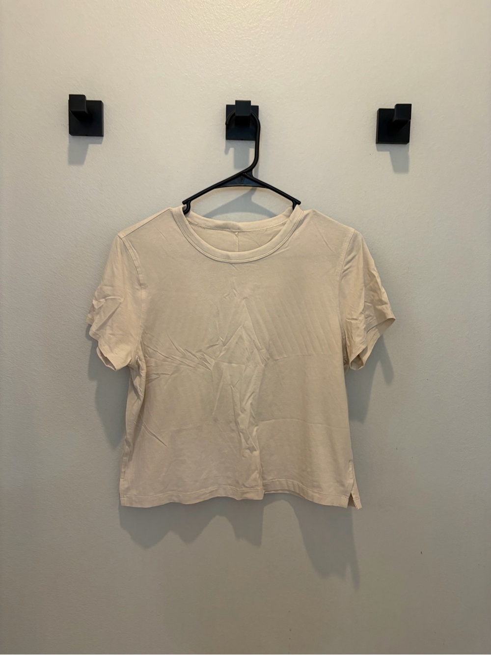 Lululemon Women’s Short Sleeve Crewneck Top in Cream